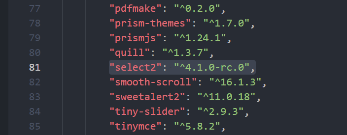 Remove plugins from package.json
